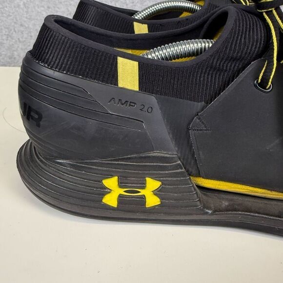 Under Armour Men\'s Size 12.5 Black Yellow TRX AMP 2.0 Athletic Shoes Sneakers main image 10